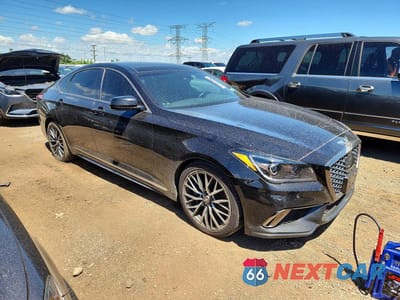 Czwarte zdjęcie samochodu z boku: 2018 GENESIS G80 SPORT VIN:KMHGN4JB4JU248295 - miniatura