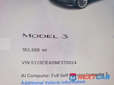 Zdjęcie 9 z 12 samochodu: 2022 TESLA MODEL 3 VIN:5YJ3E1EA0NF370024 - miniatura