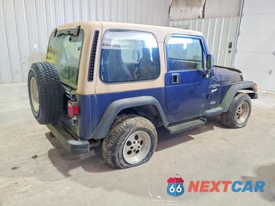 Trzecie zdjęcie samochodu z tyłu: 1997 JEEP WRANGLER / TJ SPORT VIN:1J4FY19SXVP538954 - miniatura