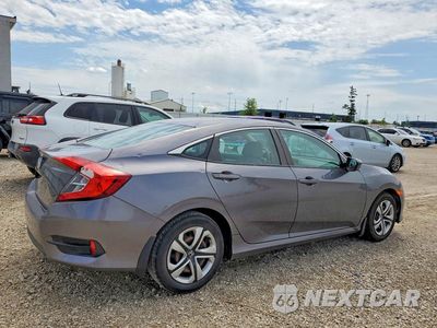 Trzecie zdjęcie samochodu z tyłu: 2018 HONDA CIVIC LX VIN:19XFC2F53JE041893 - miniatura