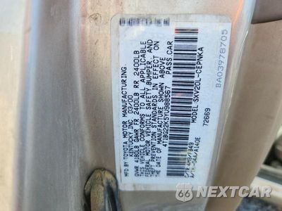 Zdjęcie 12 z 12 samochodu: 2000 TOYOTA CAMRY LE VIN:4T1BG22K5YU988567 - miniatura