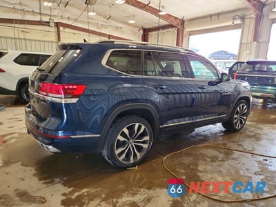 Trzecie zdjęcie samochodu z tyłu: 2021 VOLKSWAGEN ATLAS SEL PREMIUM R-LINE VIN:1V2FR2CAXMC579002 - miniatura