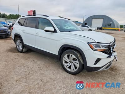Czwarte zdjęcie samochodu z boku: 2021 VOLKSWAGEN ATLAS SE VIN:1V2HR2CA7MC569195 - miniatura