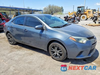 Czwarte zdjęcie samochodu z boku: 2014 TOYOTA COROLLA L VIN:5YFBURHE9EP161722 - miniatura