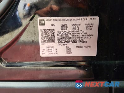 Zdjęcie 13 z 13 samochodu: 2024 CHEVROLET EQUINOX LS VIN:3GNAXHEG7RL325059 - miniatura