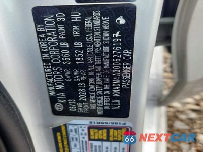 Zdjęcie 13 z 13 samochodu: 2013 KIA RIO LX VIN:KNADM4A30D6276197 - miniatura