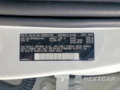 Zdjęcie 13 z 13 samochodu: 2024 VOLVO S60 CORE VIN:7JRL12FK6RG324400 - miniatura