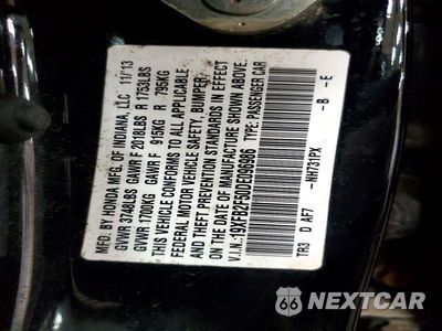 Zdjęcie 12 z 12 samochodu: 2013 HONDA CIVIC LX VIN:19XFB2F50DE096986 - miniatura