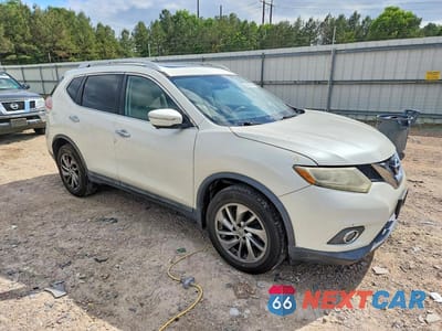 Czwarte zdjęcie samochodu z boku: 2015 NISSAN ROGUE SL VIN:5N1AT2MV3FC776056 - miniatura