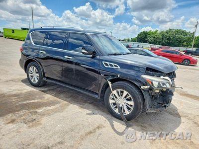 Czwarte zdjęcie samochodu z boku: 2016 INFINITI QX80 BASE VIN:JN8AZ2NF1G9614293 - miniatura