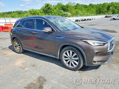 Czwarte zdjęcie samochodu z boku: 2019 INFINITI QX50 ESSENTIAL VIN:3PCAJ5M39KF100475 - miniatura