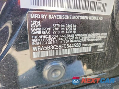 Zdjęcie 12 z 12 samochodu: 2015 BMW 535 XI VIN:WBA5B3C58FD544558 - miniatura
