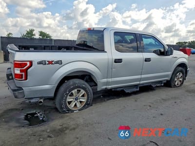 Trzecie zdjęcie samochodu z tyłu: 2018 FORD F150 SUPERCREW VIN:1FTEW1E54JFC64271 - miniatura