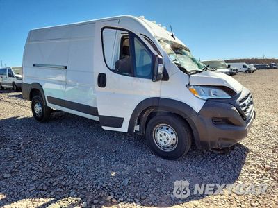 Czwarte zdjęcie samochodu z boku: 2023 RAM PROMASTER 2500 DELIVERY VAN VIN:3C6LRVDG1PE590113 - miniatura