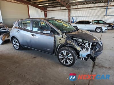 Czwarte zdjęcie samochodu z boku: 2015 NISSAN LEAF SV VIN:1N4AZ0CP8FC312521 - miniatura