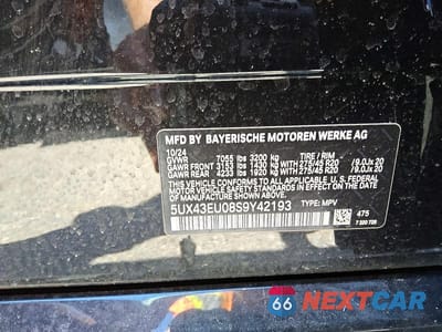 Zdjęcie 13 z 13 samochodu: 2025 BMW X5 XDRIVE50E VIN:5UX43EU08S9Y42193 - miniatura