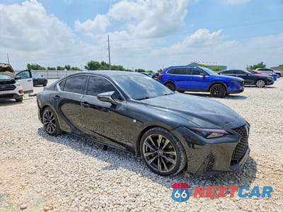Czwarte zdjęcie samochodu z boku: 2021 LEXUS IS 350 F SPORT VIN:JTHGZ1B22M5045523 - miniatura
