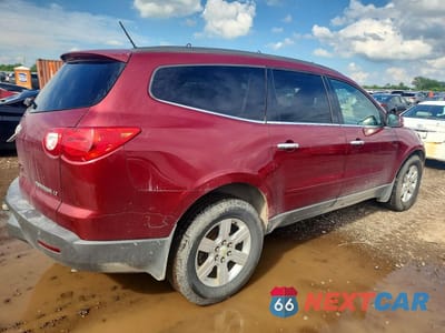 Trzecie zdjęcie samochodu z tyłu: 2010 CHEVROLET TRAVERSE LT VIN:1GNLVGEDXAJ210384 - miniatura