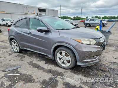 Czwarte zdjęcie samochodu z boku: 2016 HONDA HR-V EXL VIN:3CZRU6H71GM714799 - miniatura
