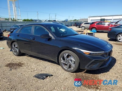 Czwarte zdjęcie samochodu z boku: 2025 HYUNDAI ELANTRA HYBRID SEL SPORT VIN:KMHLM4DJ7SU168768 - miniatura