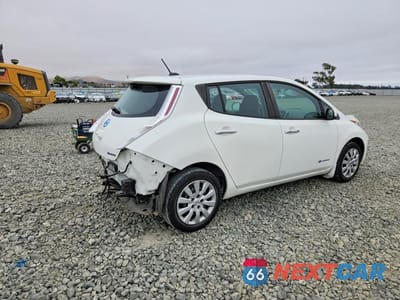 Trzecie zdjęcie samochodu z tyłu: 2016 NISSAN LEAF S VIN:1N4AZ0CP4GC301971 - miniatura