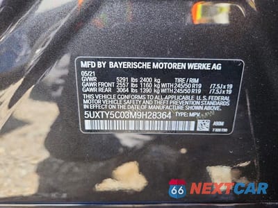 Zdjęcie 13 z 13 samochodu: 2021 BMW X3 XDRIVE30I VIN:5UXTY5C03M9H28364 - miniatura