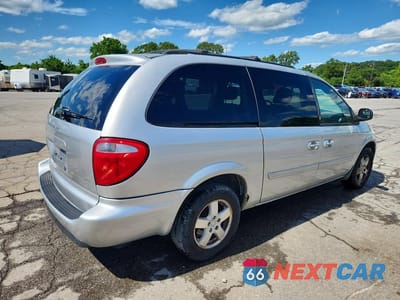 Trzecie zdjęcie samochodu z tyłu: 2007 DODGE GRAND CARAVAN SXT VIN:2D8GP44L37R223155 - miniatura