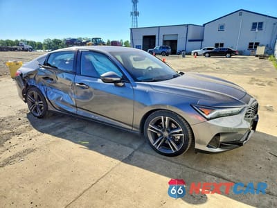Czwarte zdjęcie samochodu z boku: 2023 ACURA INTEGRA A-SPEC TECH VIN:19UDE4H62PA019593 - miniatura