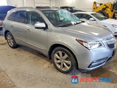 Czwarte zdjęcie samochodu z boku: 2016 ACURA MDX ADVANCE VIN:5FRYD4H94GB014141 - miniatura