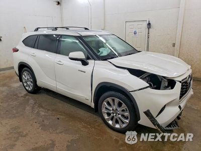 Czwarte zdjęcie samochodu z boku: 2021 TOYOTA HIGHLANDER HYBRID LIMITED VIN:5TDDBRCH5MS531344 - miniatura