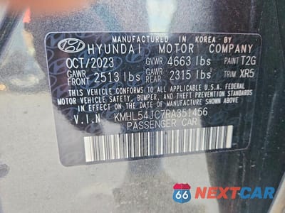 Zdjęcie 12 z 12 samochodu: 2024 HYUNDAI SONATA N LINE VIN:KMHL54JC7RA351456 - miniatura