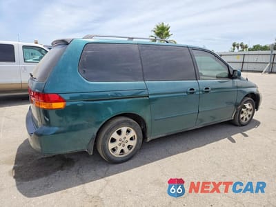 Trzecie zdjęcie samochodu z tyłu: 2002 HONDA ODYSSEY EX VIN:2HKRL18602H519343 - miniatura