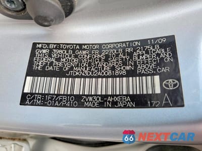 Zdjęcie 12 z 12 samochodu: 2010 TOYOTA PRIUS VIN:JTDKN3DU2A0081898 - miniatura