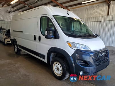 Czwarte zdjęcie samochodu z boku: 2023 RAM PROMASTER 2500 DELIVERY VAN VIN:3C6LRVDGXPE601321 - miniatura