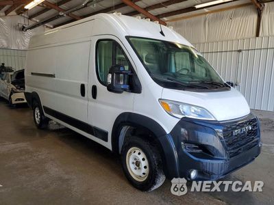 Czwarte zdjęcie samochodu z boku: 2023 RAM PROMASTER 2500 DELIVERY VAN VIN:3C6LRVDGXPE601321 - miniatura