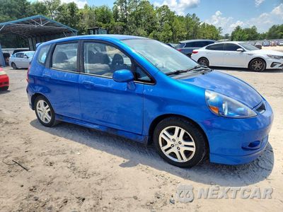 Czwarte zdjęcie samochodu z boku: 2008 HONDA FIT BASE 4D HATCHBAC VIN:JHMGD38638S035448 - miniatura