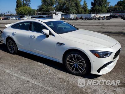 Czwarte zdjęcie samochodu z boku: 2022 MERCEDES-BENZ AMG GT 53 VIN:W1K7X6BB1NA049078 - miniatura