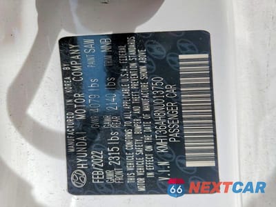Zdjęcie 12 z 12 samochodu: 2022 HYUNDAI VELOSTER N BASE VIN:KMHT36AH8NU013750 - miniatura