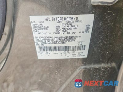Zdjęcie 13 z 13 samochodu: 2013 FORD EDGE LIMITED VIN:2FMDK4KC1DBC42158 - miniatura