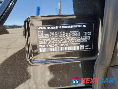 Zdjęcie 12 z 12 samochodu: 2020 BMW X1 XDRIVE28I VIN:WBXJG9C07L5P85501 - miniatura