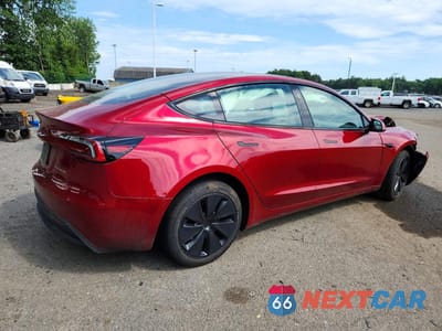 Trzecie zdjęcie samochodu z tyłu: 2024 TESLA MODEL 3 VIN:5YJ3E1EB6RF793298 - miniatura