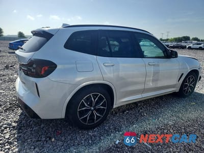 Trzecie zdjęcie samochodu z tyłu: 2023 BMW X3 M40I VIN:5UX83DP02P9N64745 - miniatura
