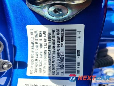 Zdjęcie 12 z 12 samochodu: 2019 HONDA INSIGHT TOURING VIN:19XZE4F99KE018741 - miniatura