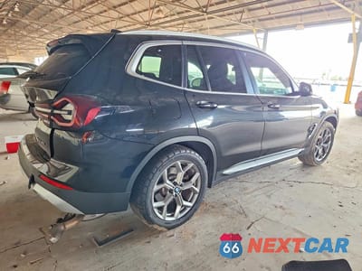 Trzecie zdjęcie samochodu z tyłu: 2023 BMW X3 XDRIVE30I VIN:5UX53DP00P9S16087 - miniatura