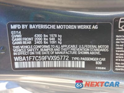 Zdjęcie 12 z 12 samochodu: 2015 BMW 228 XI VIN:WBA1F7C59FVX95772 - miniatura