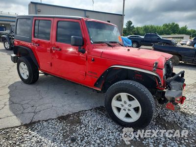 Czwarte zdjęcie samochodu z boku: 2018 JEEP WRANGLER UNLIMITED SPORT VIN:1C4HJWDG1JL919368 - miniatura