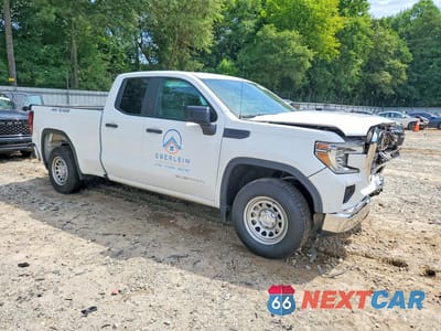 Czwarte zdjęcie samochodu z boku: 2021 GMC SIERRA C1500 VIN:1GTR8AEH1MZ171460 - miniatura