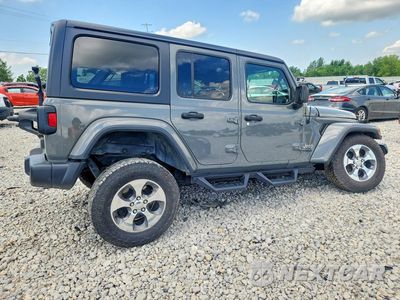Trzecie zdjęcie samochodu z tyłu: 2018 JEEP WRANGLER UNLIMITED SAHARA VIN:1C4HJXEG4JW256073 - miniatura