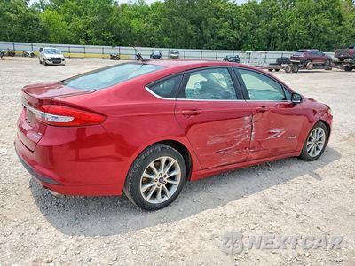 Trzecie zdjęcie samochodu z tyłu: 2017 FORD FUSION SE HYBRID VIN:3FA6P0LU7HR386633 - miniatura