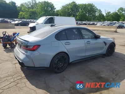 Trzecie zdjęcie samochodu z tyłu: 2022 BMW M3 COMPETITION VIN:WBS43AY07NFM49899 - miniatura